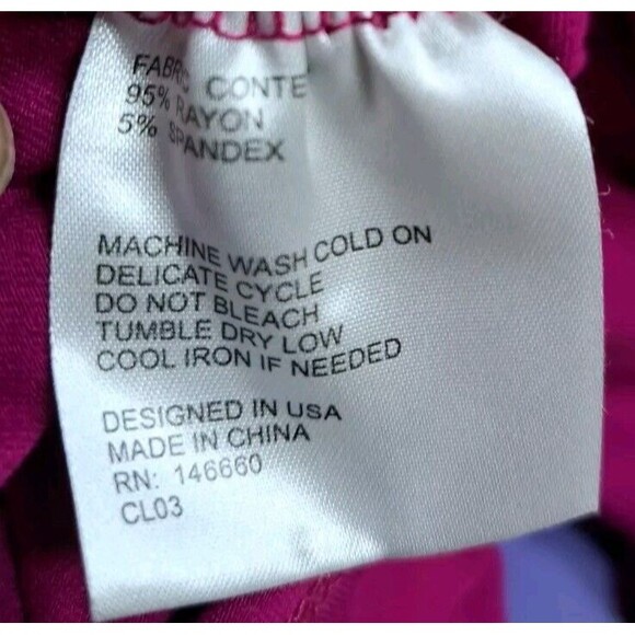 Kimi and Kai Top Womens Large Maternity Body-Con Tunic Short Dress Fuschia Pink - Picture 5 of 8